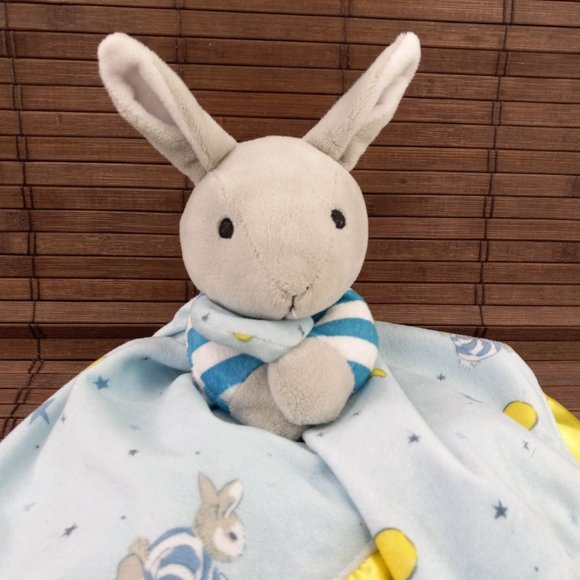 Goodnight Moon Bunny Rabbit Lovey Plush Security Blanket Lovie - Picture 2 of 8